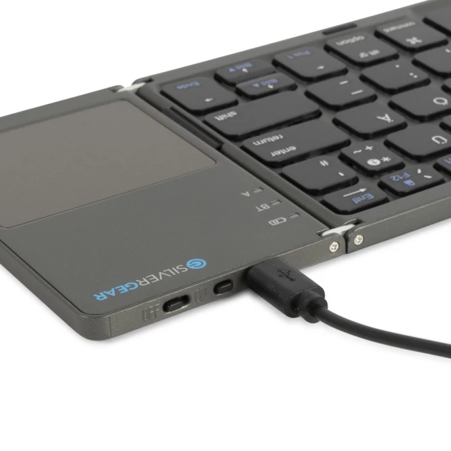 Silvergear Faltbares keyboard mit Touchpad