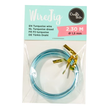 Wire jig turquoise 2,3mx1.5mm