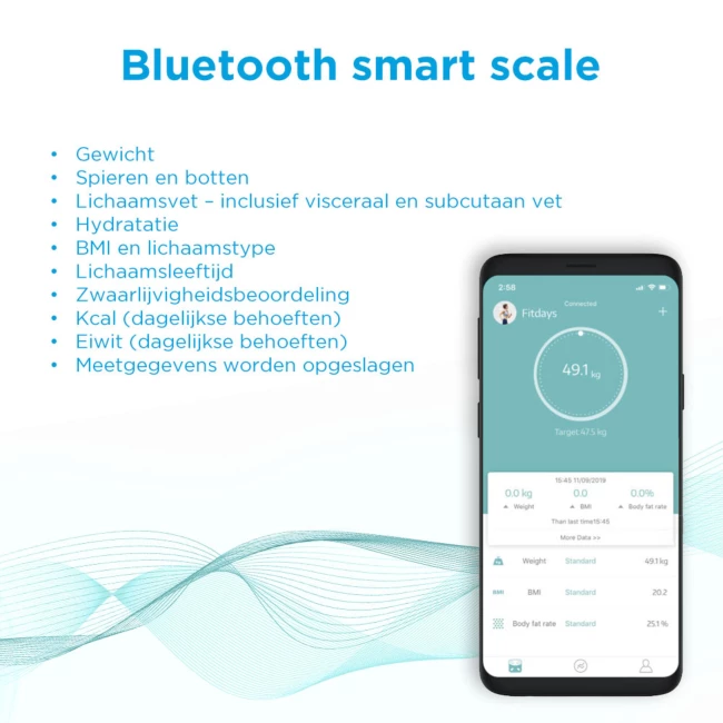 Silvergear Bluetooth Scale White