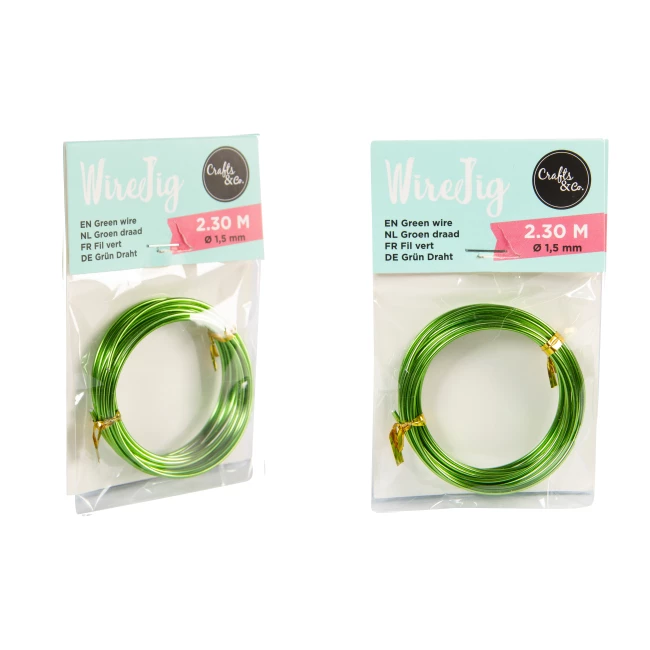 Wire jig groen 2,3mx1.5mm