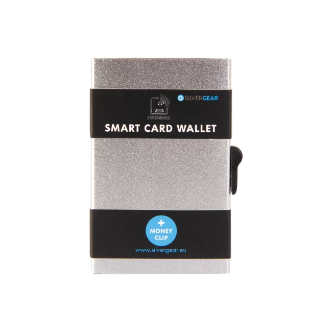 Silvergear Smart Card-Kartenetui Aluminium