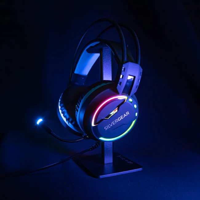 Gaming-Kopfhörer mit RGB-Licht