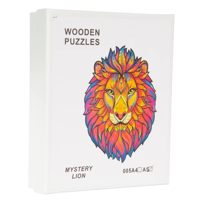 A5 Houten puzzel leeuw